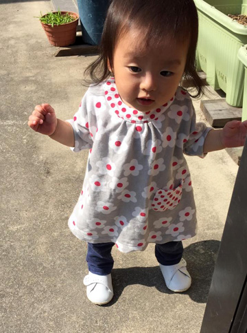 おでかけが楽しい赤ちゃん