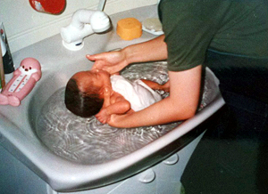未熟児ちゃんのお風呂